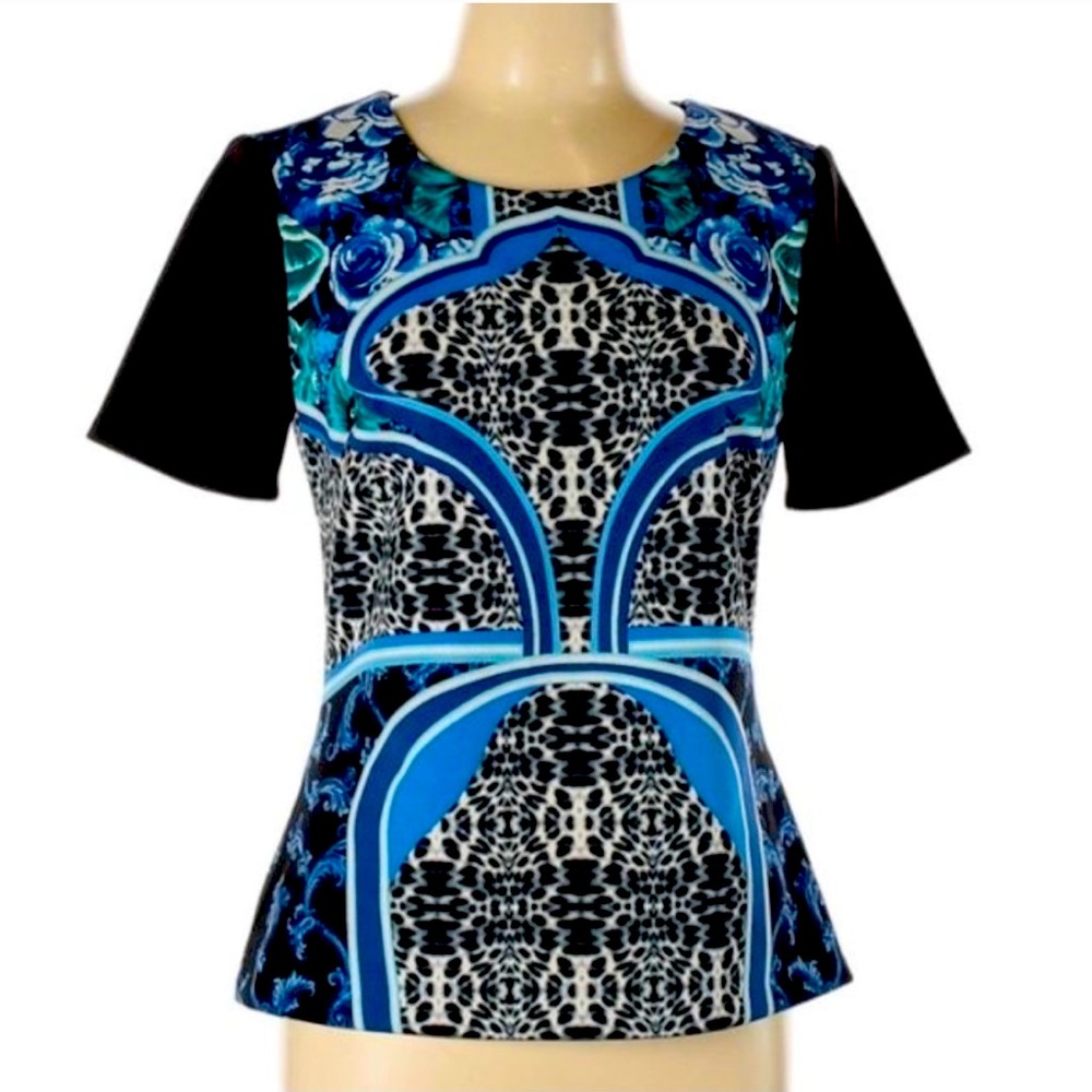 Laundry by Shelli Segal | Blue Print Top